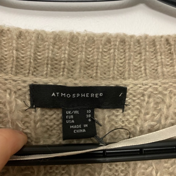 Atmosphere chunky cable knit cardigan US 6 - Picture 5 of 9